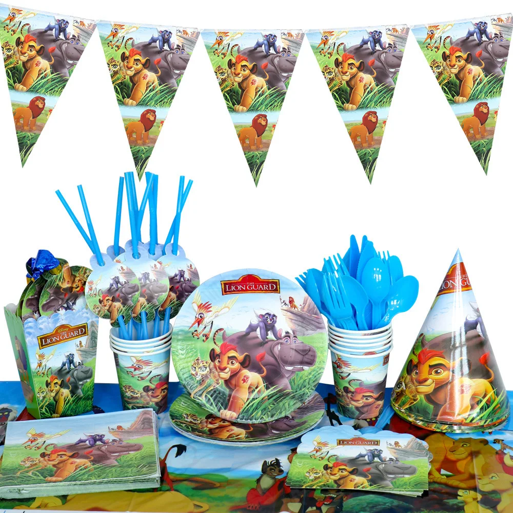

Disney Lion King Simba Theme Decoration 12inch Balloon Disposable Tableware Cup Plate Napkin for Kids Birthday Party Supplies