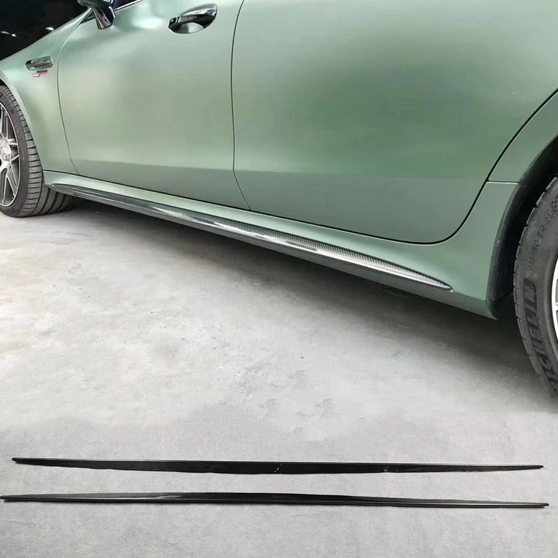 Комплект из юбки и спойлера ДЛЯ Mercedes Benz AMG GT50 GT53 GT63 GT63S 2019 2020 2021 2022 2023 натурального