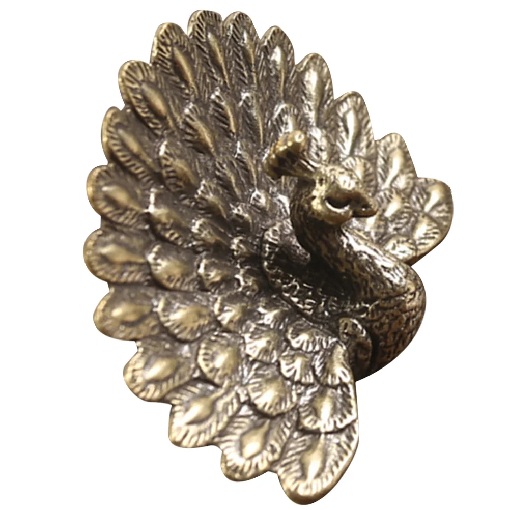 

Brass Paperweight Living Room Decor Accessories Peacock Decorations Home Sculpture Aesthetic Statue Ornaments