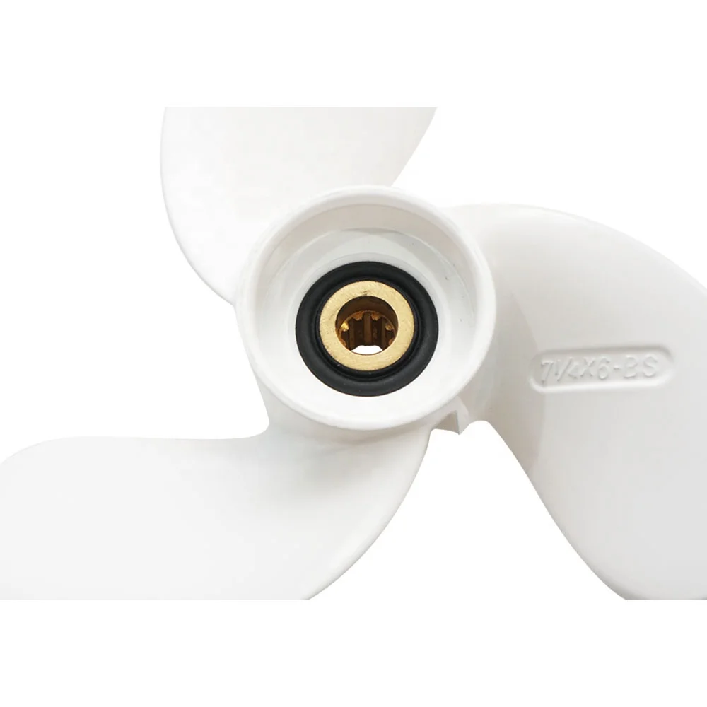 Mayrc 7 25x6 дюймовый сплав алюминия пропеллер 3 Лопасти 1/4x6-BS Морской Пропеллер лодки