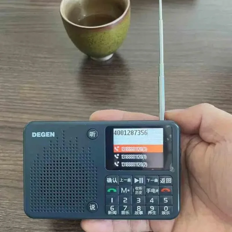 Фото Для DEGEN DE666 4G Smart Radio: портативная сетевая рация с голосовым управлением AI, проигрывателем TF-карт, LED-фонариком и функцией телефонных звонков №4