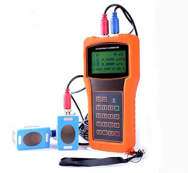 

DLTEREN TUF-2000H+TM-1 Portable Ultrasonic Flow Meter Price Handheld Ultrasonic Flowmeters Handheld Flow meter DN50-700
