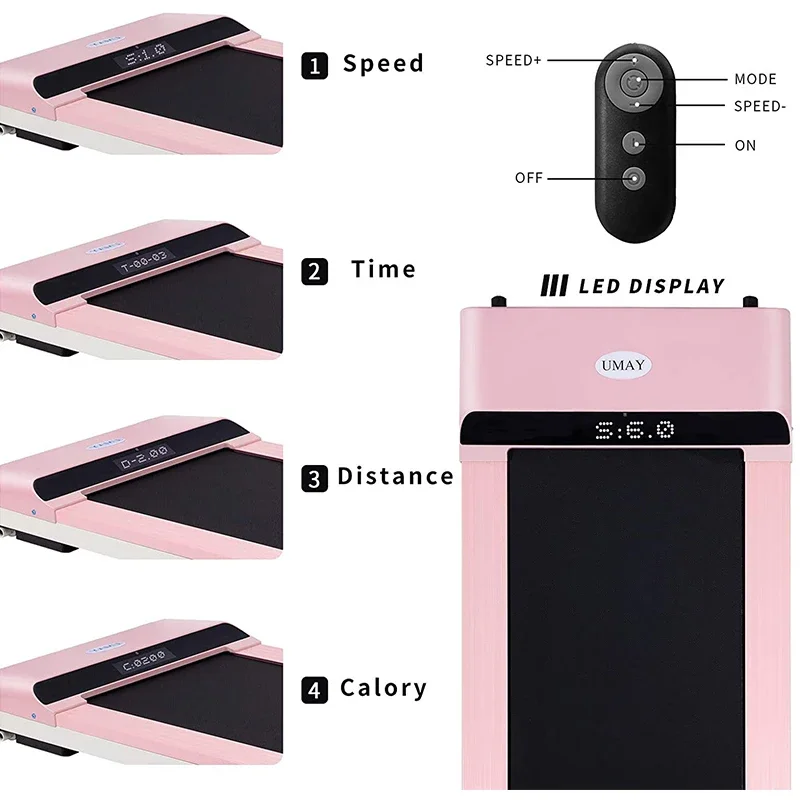 Домашняя портативная Профессиональная беговая дорожка с управлением через