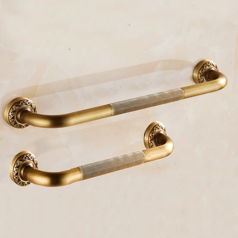 

Copper Shower Grab Bar Child Non-slip Handrail Staircase Railing Support Elderly Shower Handle Bathroom Accessories DA60FG