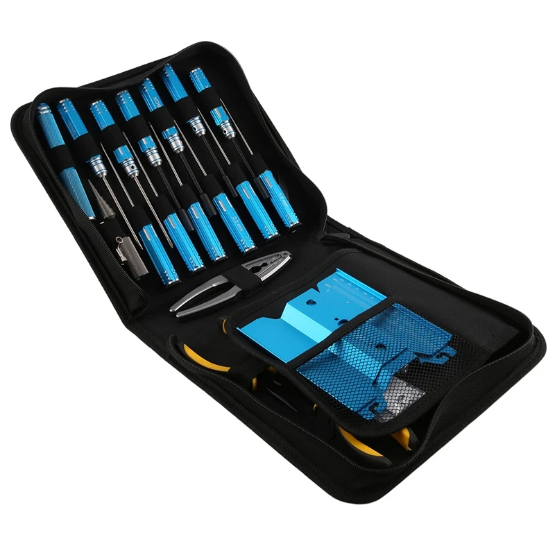 

24 In 1 RC Hex Screwdriver Tool Kit Hex Nut Driver Phillips Screwdriver Wrench For Rc Car Drone Boat Quadcopter