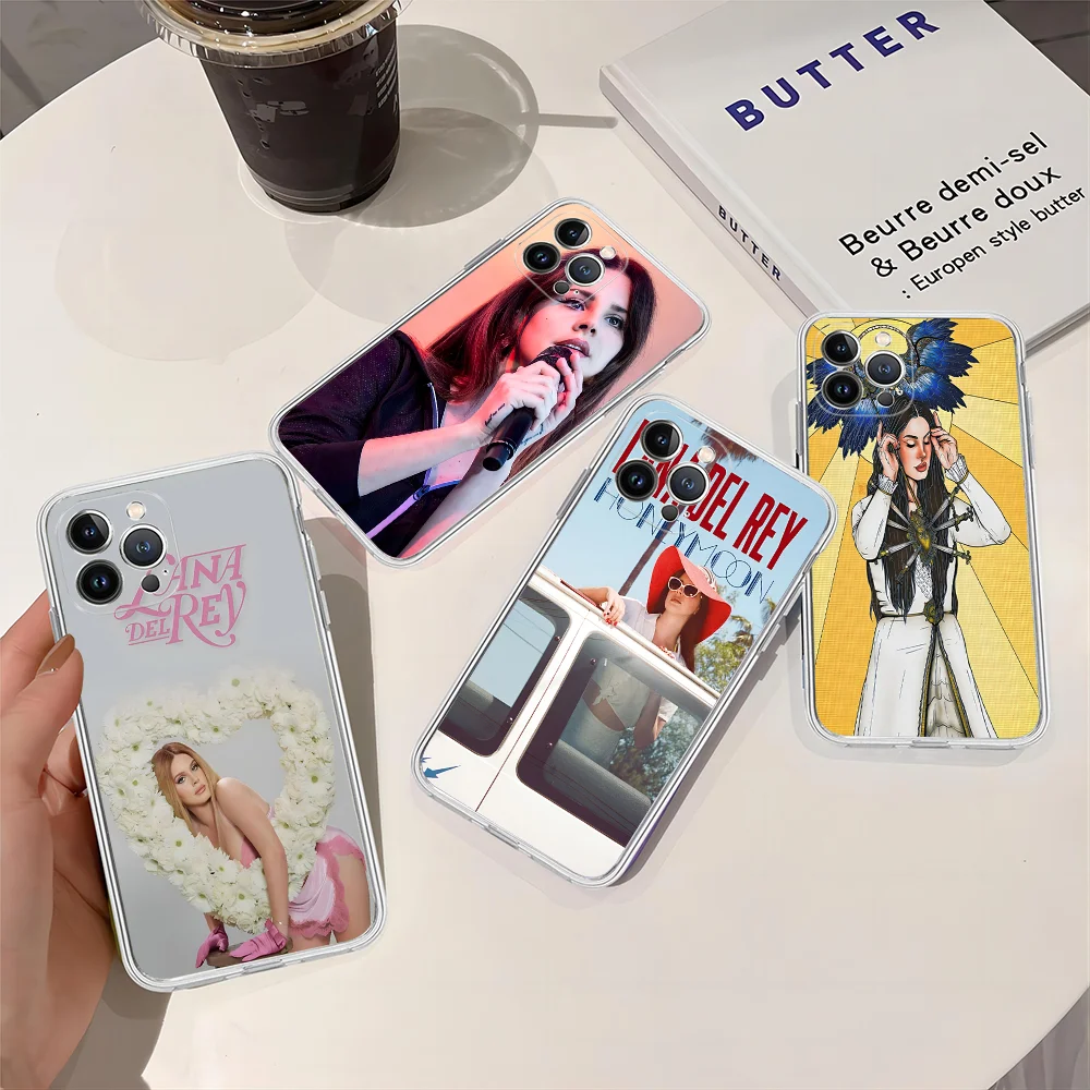 Чехол для телефона L-Lana D-Del R-Rey мягкий силиконовый чехол Iphone 16 15 14 13 12 11 Pro Mini XS MAX Plus X