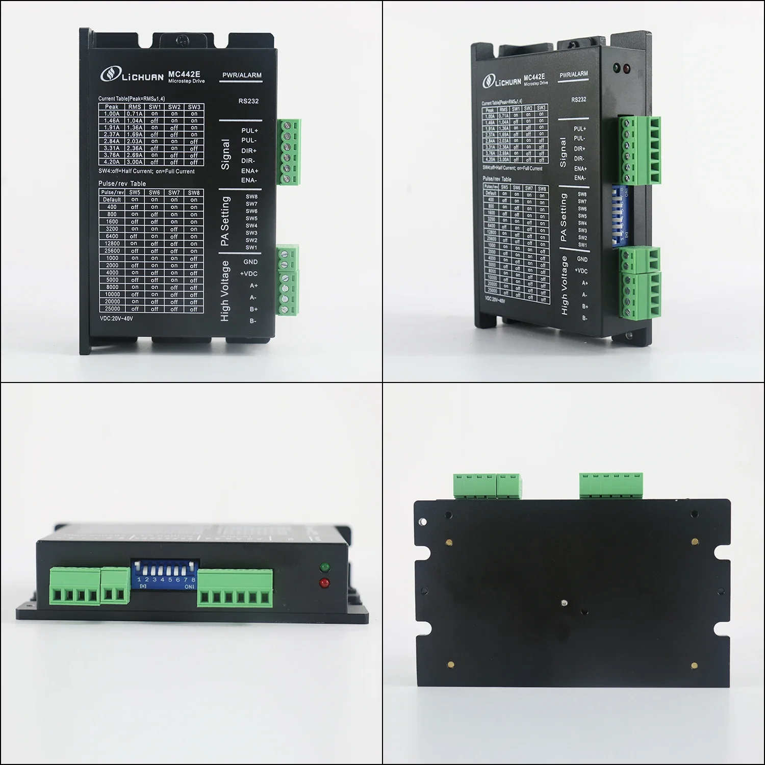 Lichuan MC442E 2-фазный шаговый драйвер 4 2 А подходит для шагового двигателя Nema 17 23