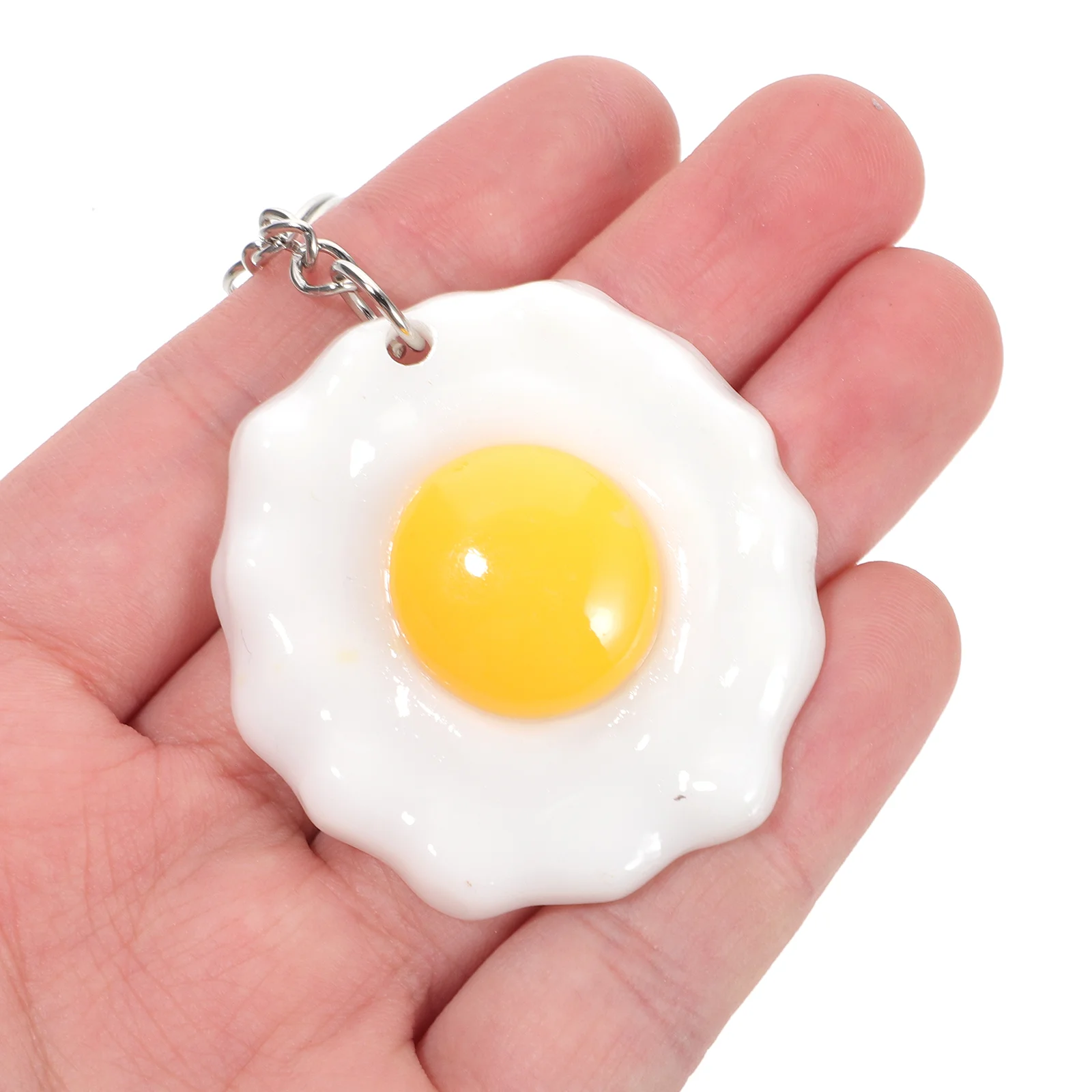 5 шт. брелок для ключей с жареным яйцом кошелек органайзер солнцезащитных очков