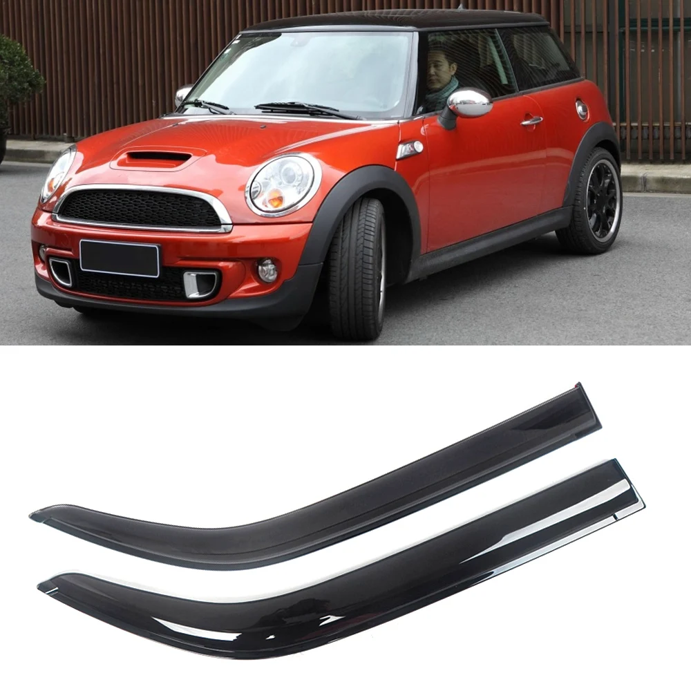 

Козырёк для боковых окон автомобиля, черный, для Mini Cooper 2002-2013