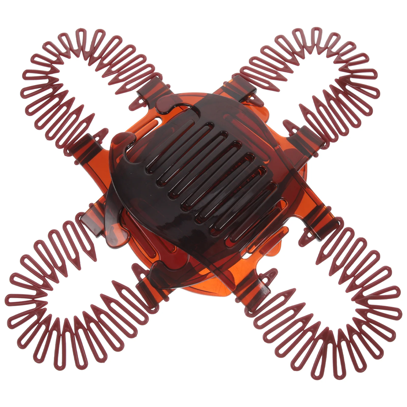 4 szt. Narzędzie do plecionki Klipsy bananowe Grzebień włosów Mały cienkiego splatania kucyka Podwójna plastikowa objętość Kobiety Miss