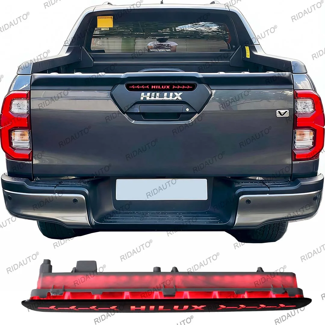 

Задний стоп-сигнал задней двери с высоким креплением, стоп-сигнал для Hilux REVO 2015-2025, задний полный светодиодный 3-й третий задний стоп-сигнал, светодиодный фонарь