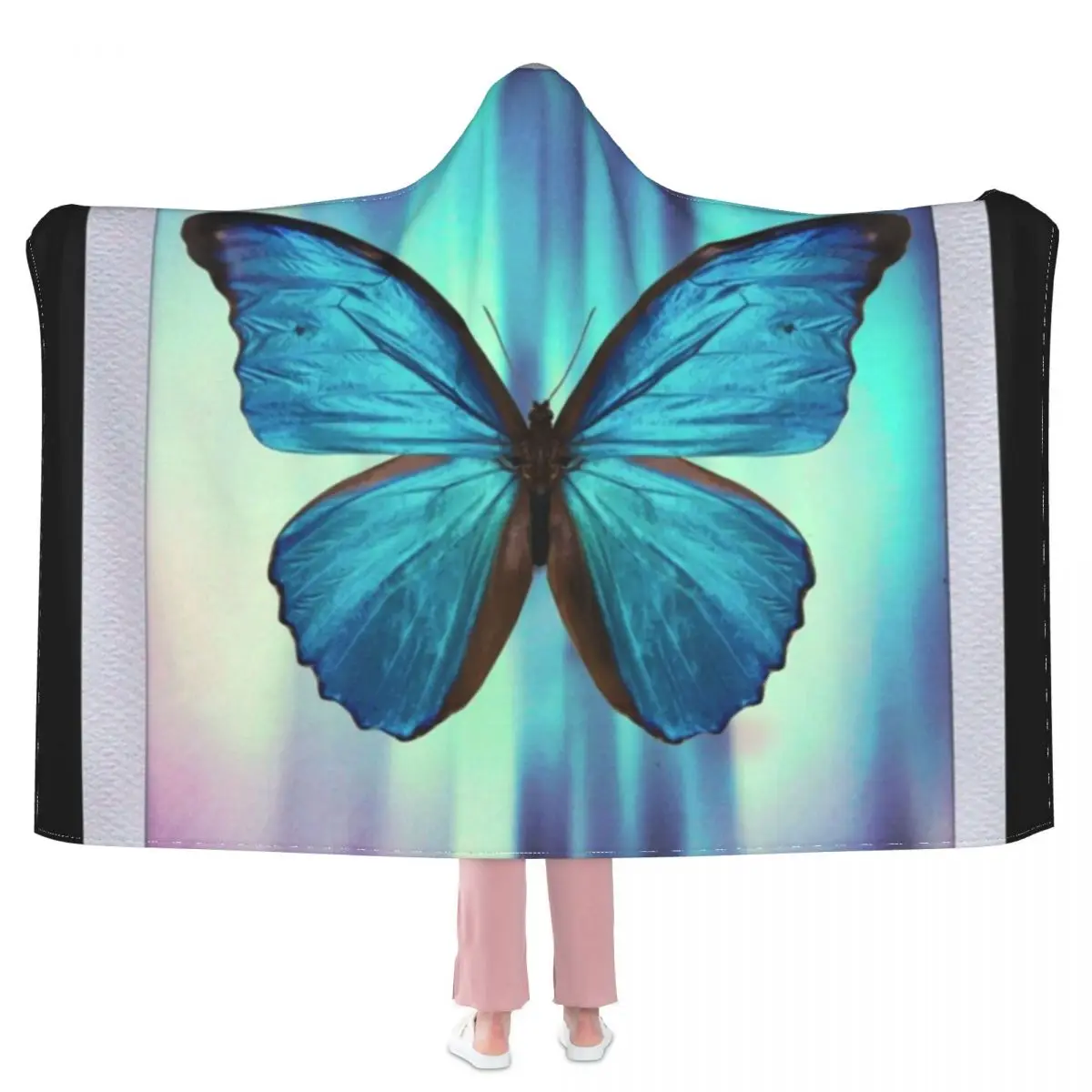 

Life Is странная бабочка искусственная бабочка дешевая Милая с капюшоном покрывало флисовое мягкое покрывало для кровати