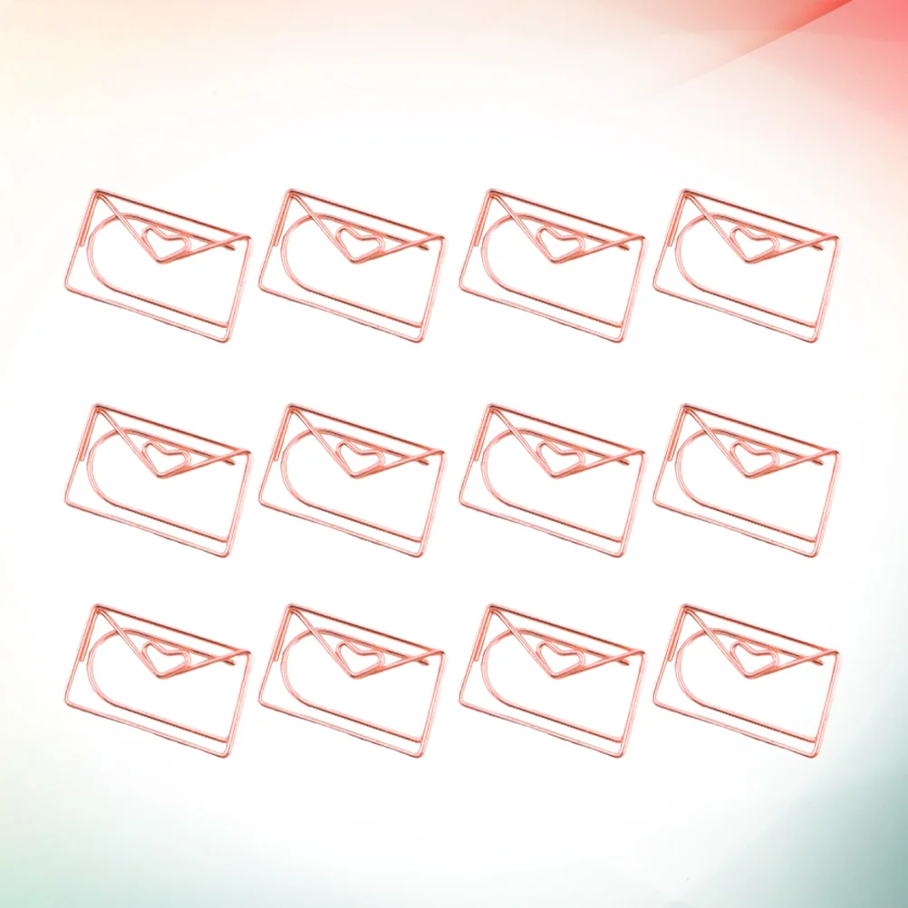 

12pcs Paper Clips Decorative Paper Clips Novelty Paper Clips Adorable Paper Clip Kids Book Page Clip