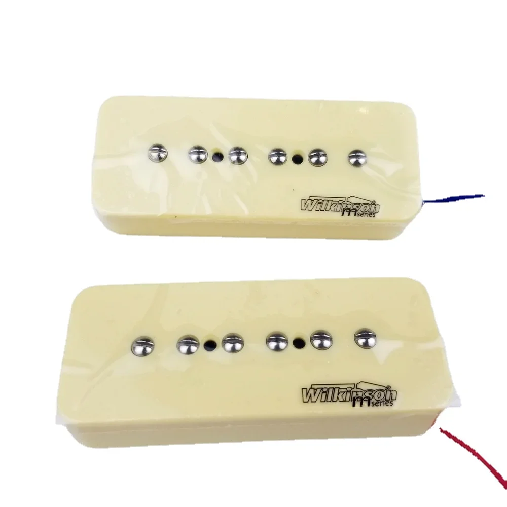 Новый Wilkinson WO90 1 комплект 2 шт. кремовое мыло P90 одна катушка гриф и бридж