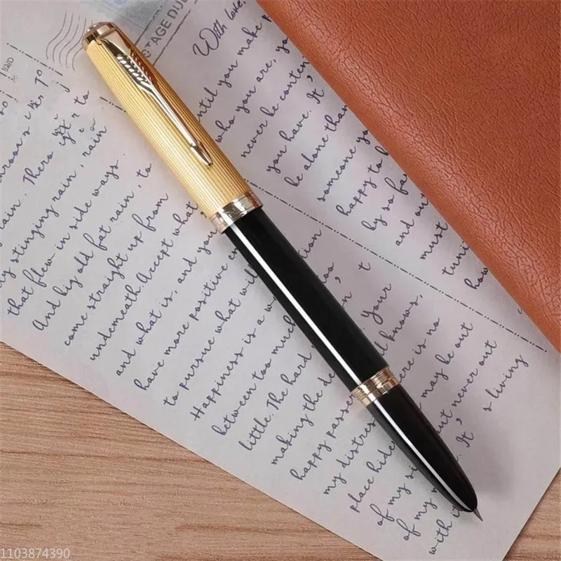 Перьевая ручка Jinhao 85 перьевая Iridium Gold F с наконечником 0 5 мм из натурального