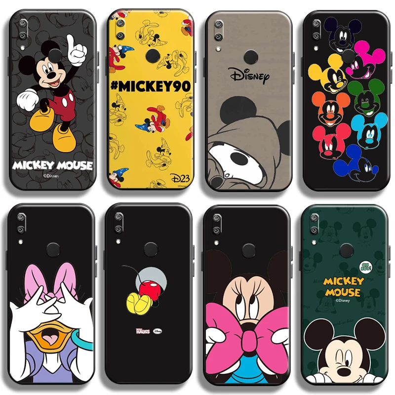 

Cute Cartoon Mickey Mouse For Huawei Y7 Y6 2019 Y6P Y7P 2020 Y7S Phone Case Cases Shockproof Back Soft Funda TPU Black