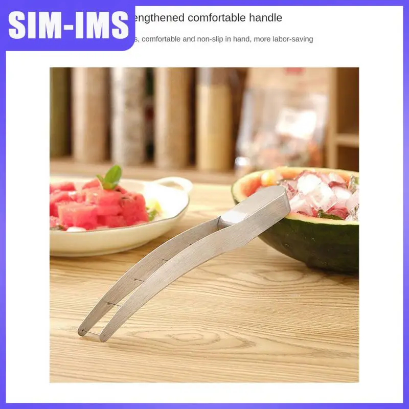 

Watermelon Watermelon Cutter 304 Stainless Steel Fruit Divider Fruit Eating Tool Set Household Cutter Artifact Kitchen Tool