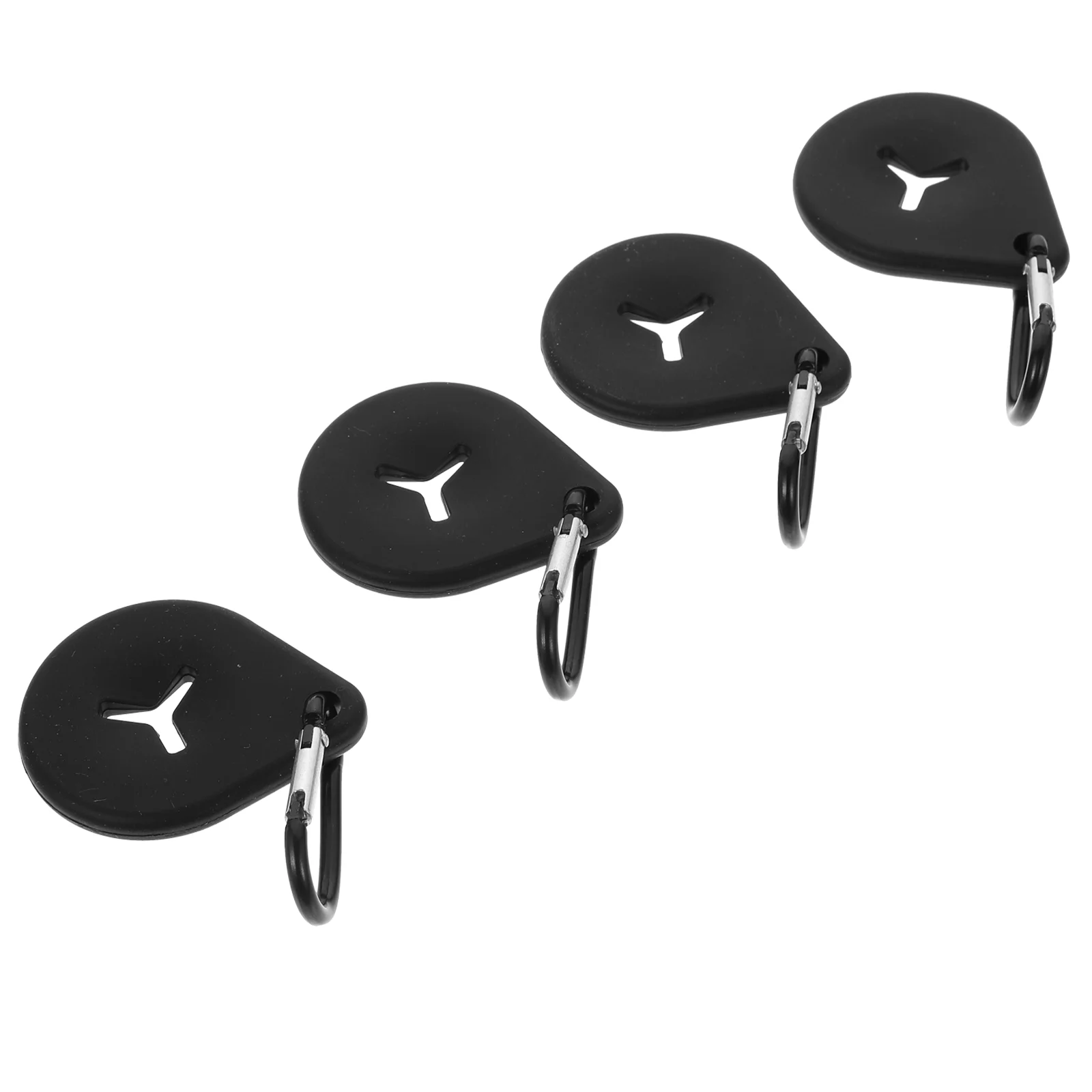 

4pcs Garbage Bag Fixing Clip Silicone Waste Bag Dispenser Pets Outdoor Supplies