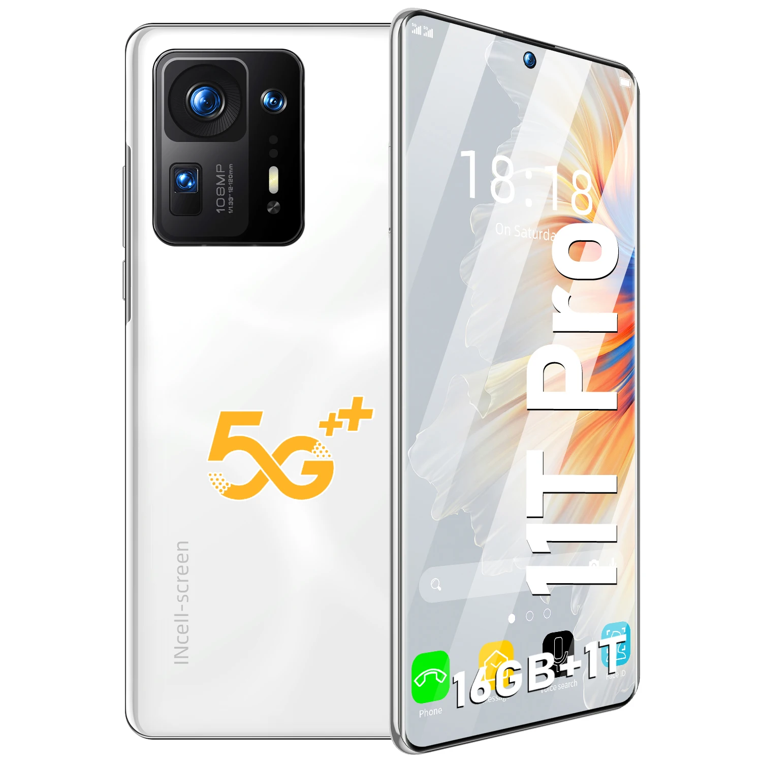 

Смартфон Note 11T Pro, 16 ГБ + ТБ, 7,3 дюйма, HD дисплей, 48 + 72 Мп