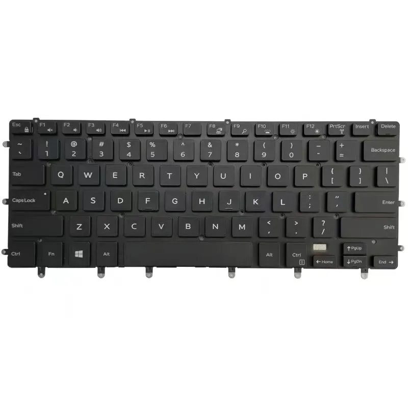 

Laptop US Layout Keyboard with backlight For Dell XPS 9560 Black color