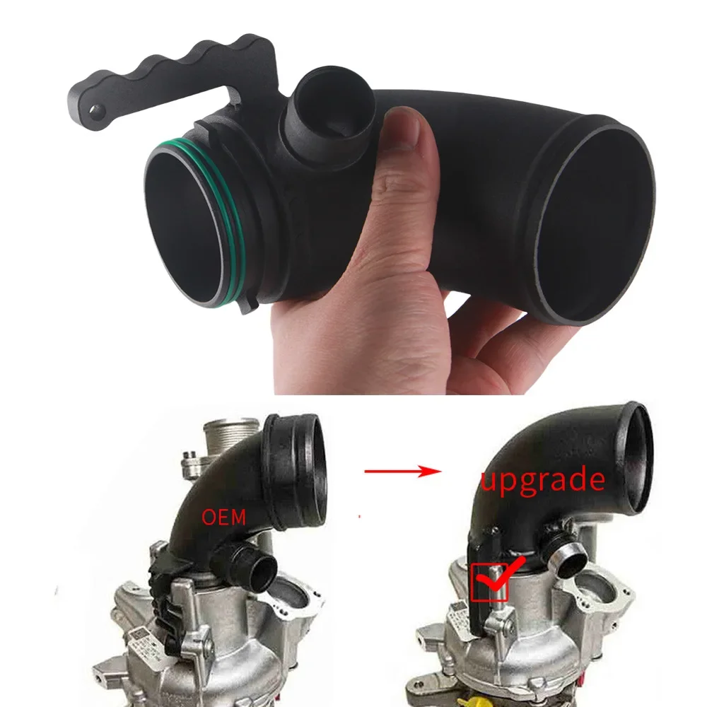 Performance Turbo глушитель для удаления + впускной колено турбо силиконовый шланг Audi S3 A3