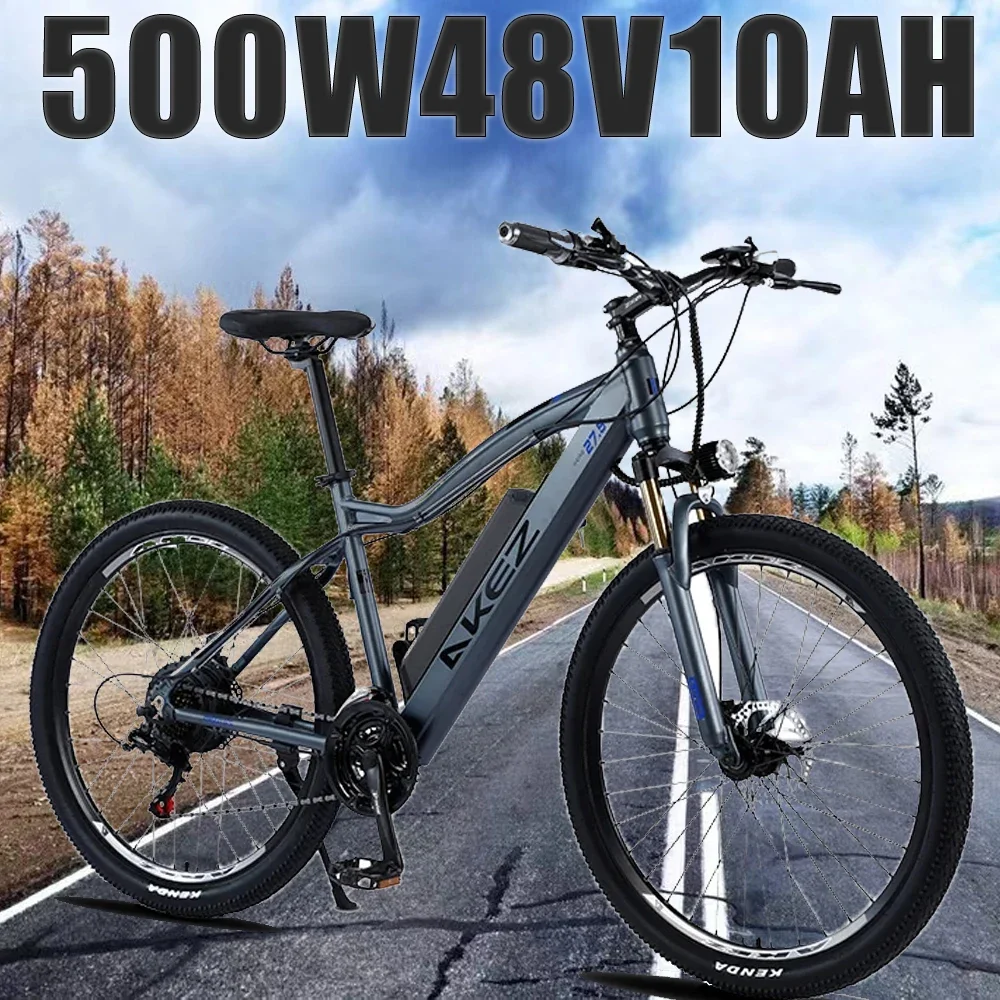 Городской Электрический велосипед AKEZ с переменной скоростью 48 В 4 0 Вт 10 Ач мотор