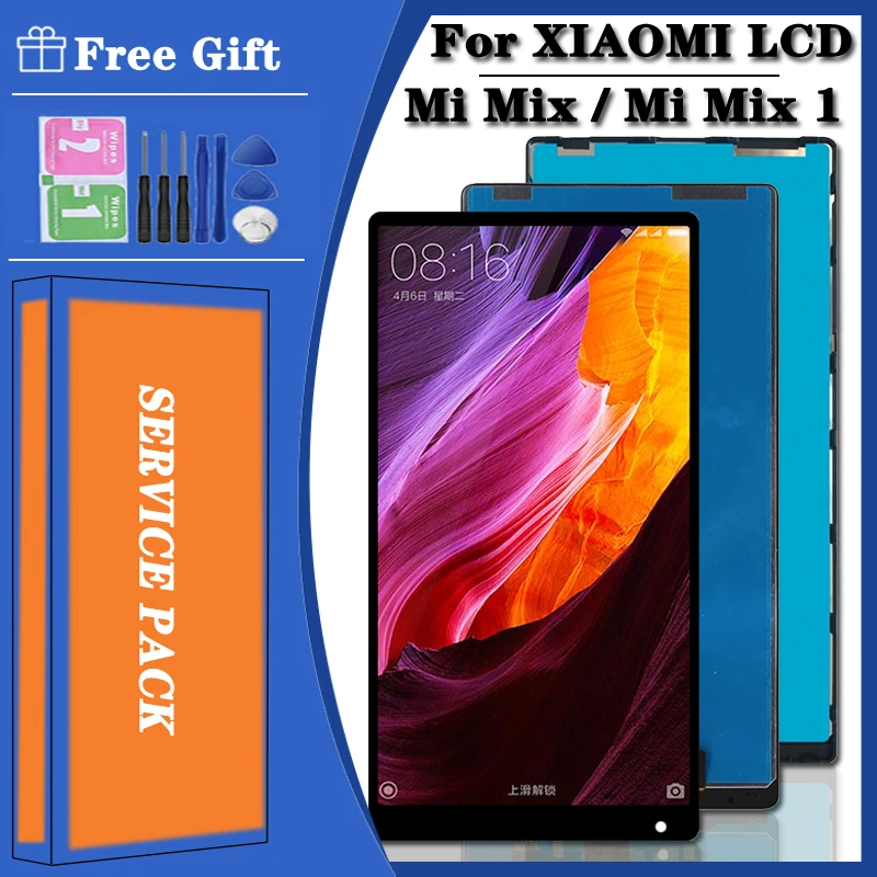 6,4 'Оригинальный ЖК-экран для Xiaomi Mi Mix, сенсорный экран, дигитайзер в сборе, замена 18K для Xiaomi Mi Mix Pro LCD
