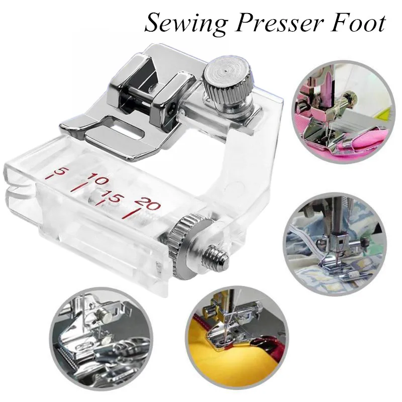 

9 kinds of sewing accessories for household sewing machine crimping presser foot pleat non-stick ruler sewing machine foot