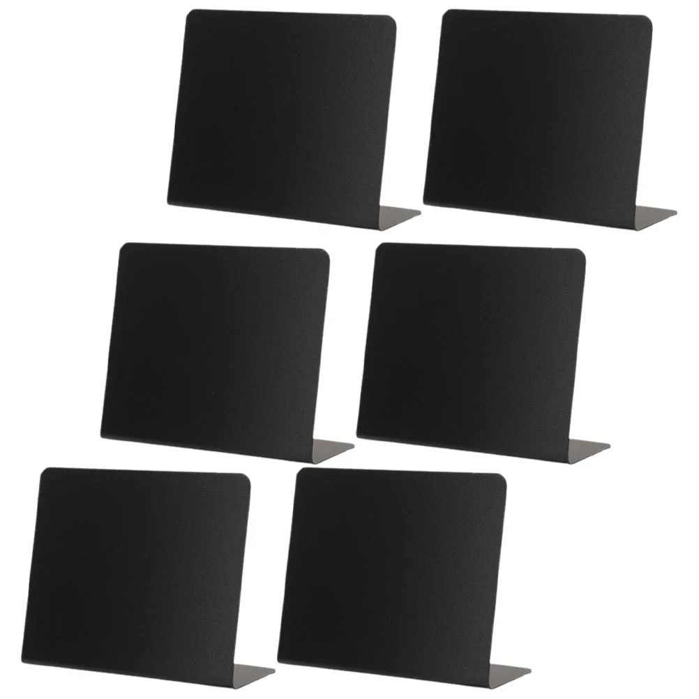 

6 Pcs Billboards Restaurant Food Decor Message Blackboards Desktop Price Tabletop Writing Menu Multifunctional Display