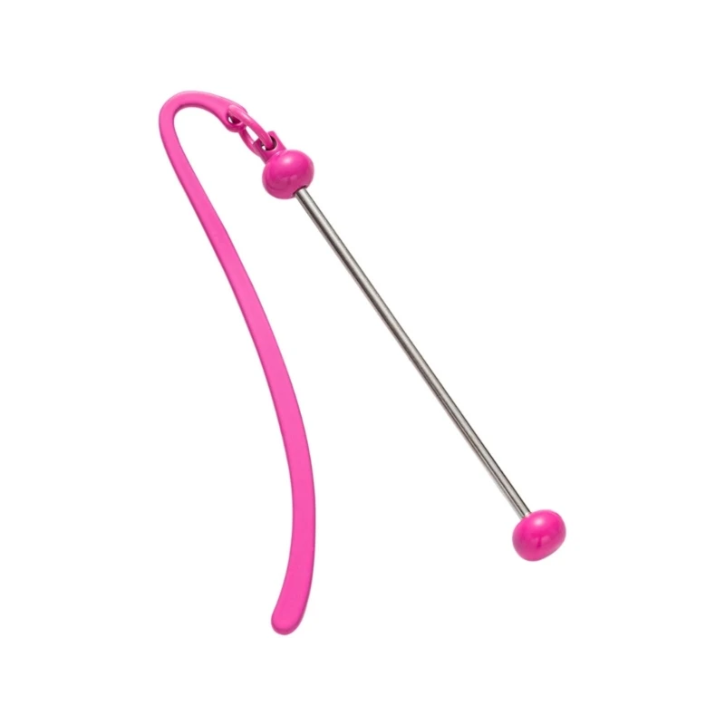 Брелок из бисера прочные металлические стержни прозрачные мешочки украшение для