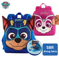 paw patrol bag canvas backpack boy sbr diving fabric waterproof school bag fashion girl kawaii 3d puppy chase skye backpack gift