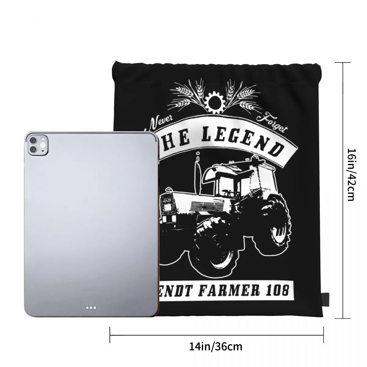 Фермер 108 трактор бульдог Oltimer сумки на шнурке спортивная сумка винтажные для