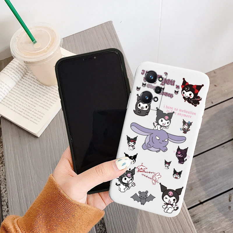 Силиконовый чехол с рисунком Hello Kitty для Realme GT Neo 2 Pro 3T