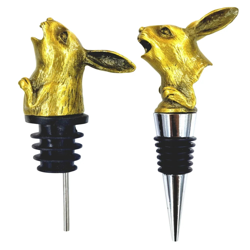 

1 Set Durable Stopper Pourer Decorative Stopper Gadget