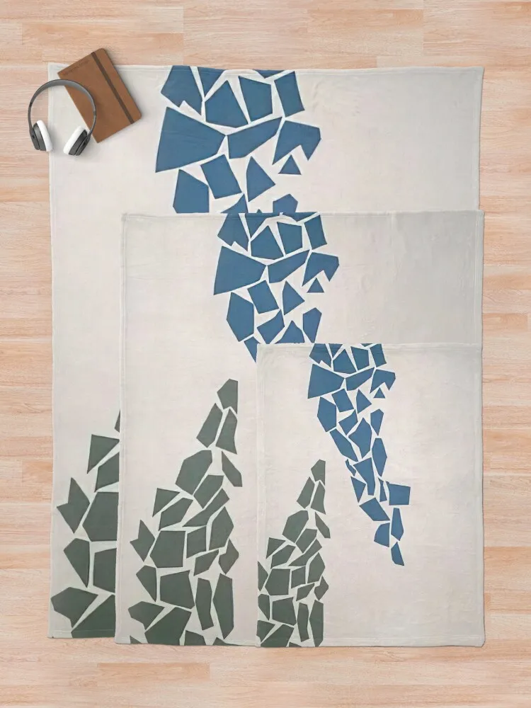 Синий и зеленый - 1968 плед с Робертом Goodnough манга тонкая туристическая кровать