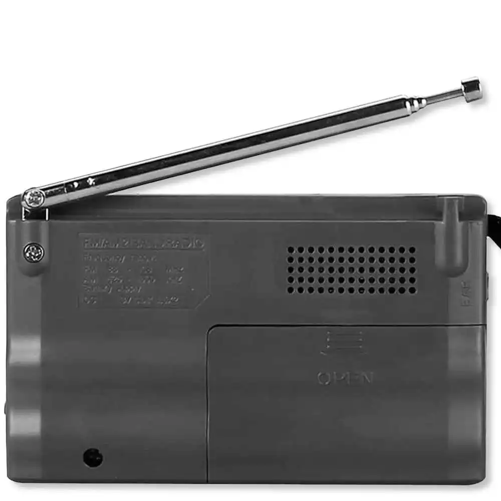 Портативное карманное радио FM/AM Band 3 5 мм AUX Mini Jack BC-R21 Silver |