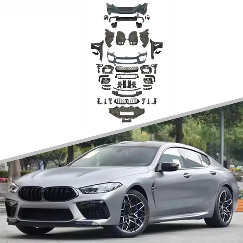 Фото Новый передний бампер Val Car для BMW 8 серии G16 (четырехдверный), обвес M8, обновление G16 №4