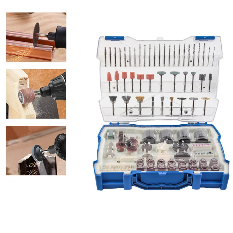 

365pcs Electric Rotary Tool Accessories Set Abrasive Tools for Dremel Mini Drill Sanding Drilling Grinding Polishing