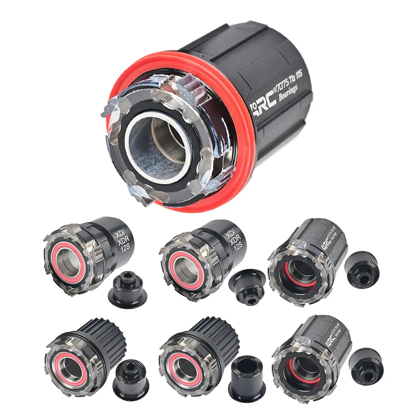 

Bike /6 Pawls Sealed Bearing Hub Adapter End Unit Adaptor Parts Fits for ARC 8-12 S Mountain Bicycle hubs