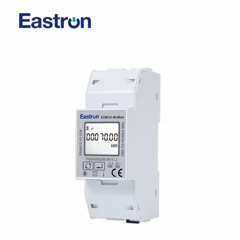 SDM230-Modbus 230 в средней однофазный счетчик энергии, выход импульса/Modbus, RS485, удаленное соединение с другими системами AMR/ SCADA