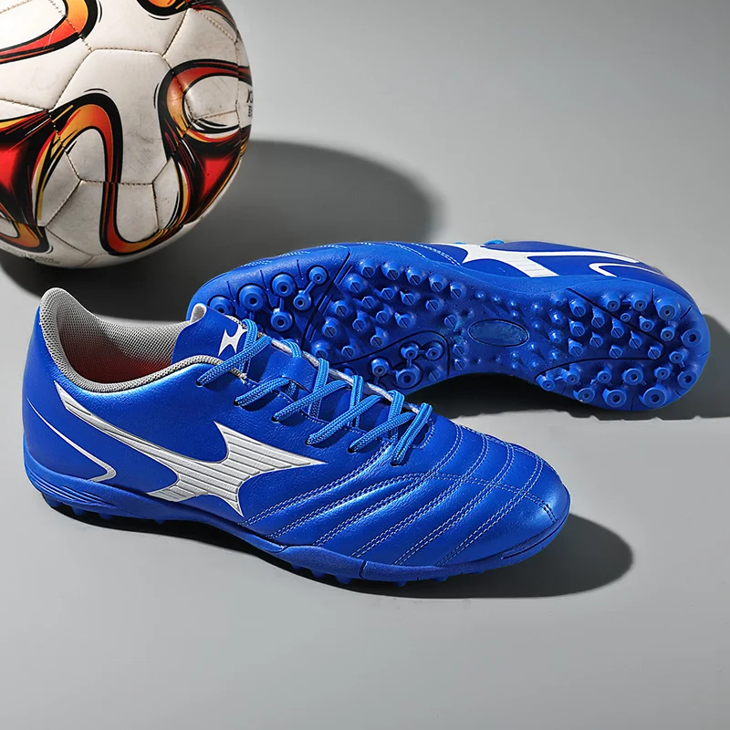 

Мужская Профессиональная футбольная обувь с низким верхом, Нескользящие Детские тренировочные ботинки из травы, высококачественные футбольные бутсы FG/TF, Нескользящие, размер 32-47