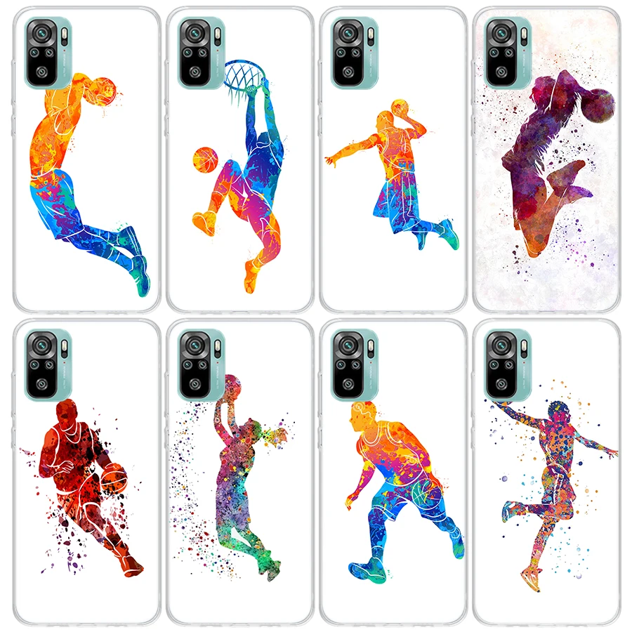 Чехол для телефона с баскетбольной корзиной Dunk Xiaomi Redmi Note 10S 9S 8T 11T 11 10 9 8 Pro 9T 9A 9C 8A 7A 7