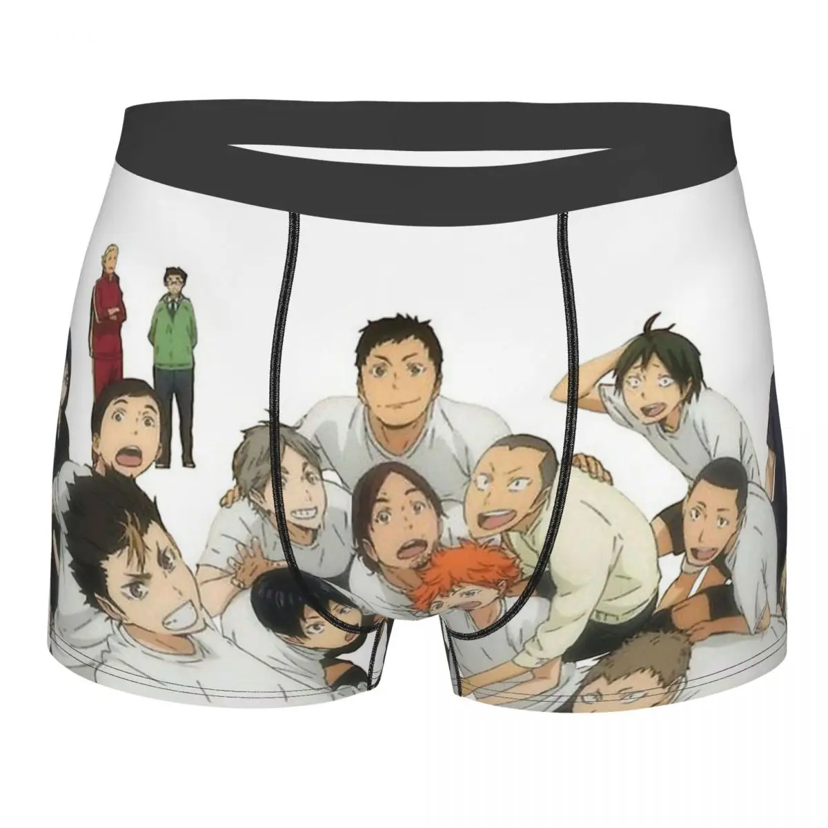 

Characters Haikyuu Shoyo Hinata Tobio Kageyama Underpants Cotton Panties Man Underwear Print Shorts Boxer Briefs