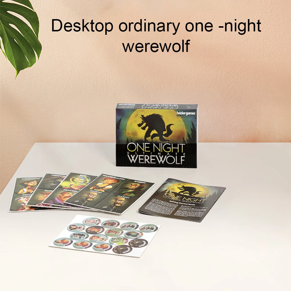 Карты One Night Ultimate Werewolf 1 комплект коллекция игрушек для детей и взрослых