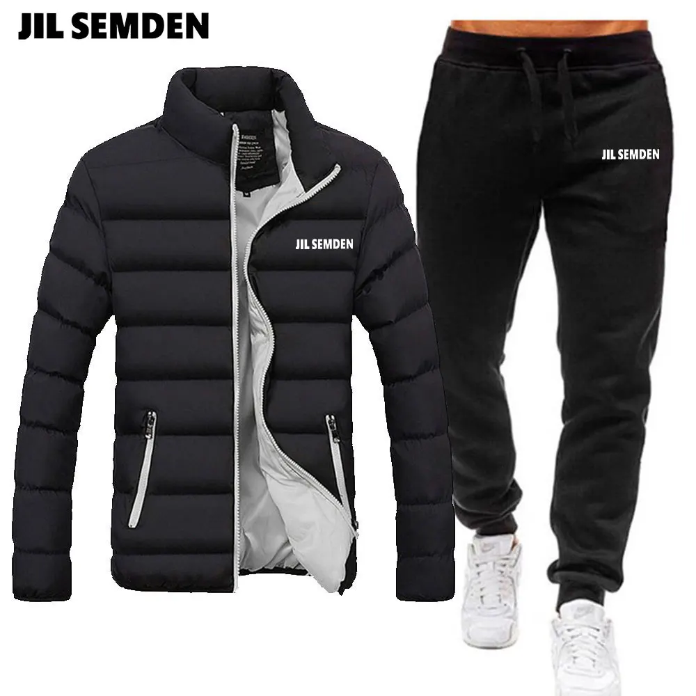 New JIL brand men's jackets fall/winter warm jacket minimalist printed letter elements for men