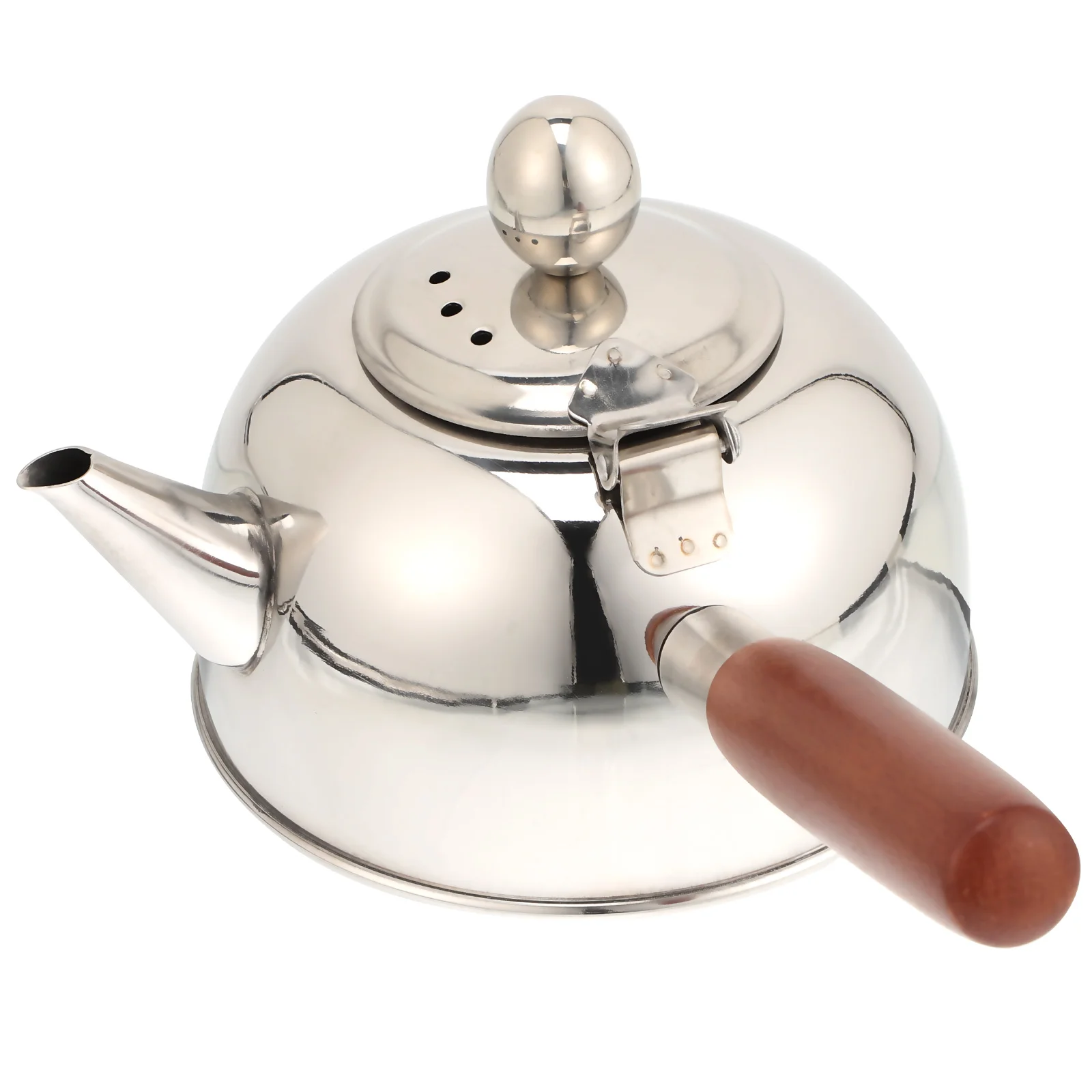 

Kettle Tea Pot Water Stovetop Stove Boiling Whistling Handle Stainless Steel Kettles Metal Teapot Heating Camping Side