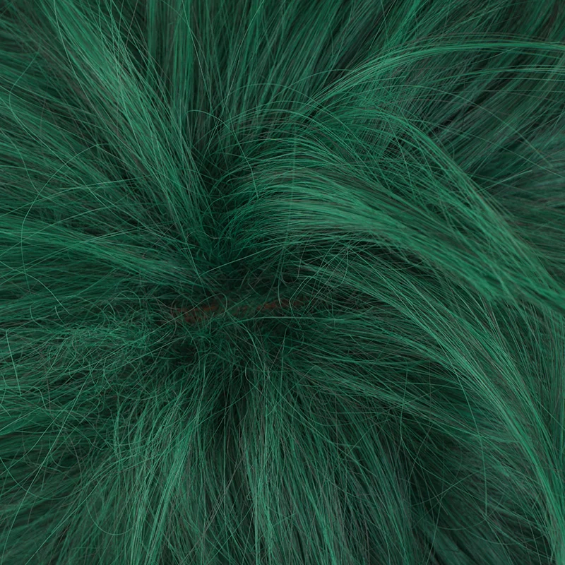 Парик для косплея из аниме Моя боку парики темно-зеленых синтетических волос