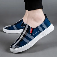 new mens light canvas shoes mens sneakers fashion trendy shoes versatile mens breathable board shoes casual loafers shoes 44