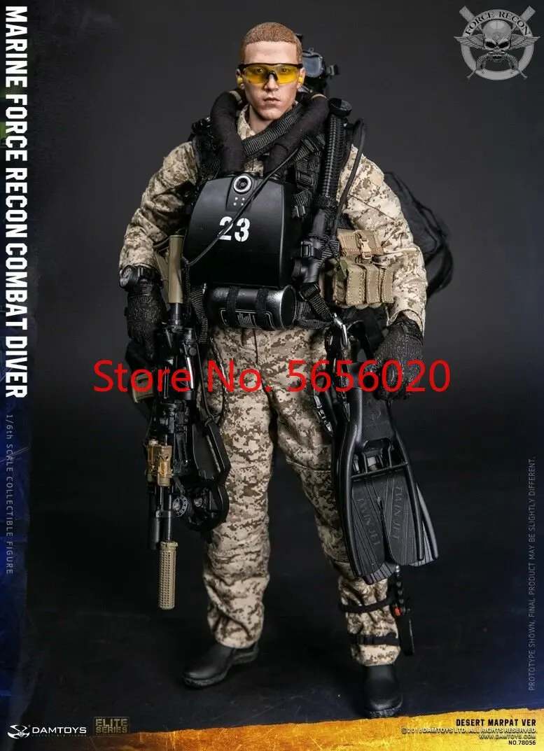 

DAMTOYS DAM 1/6 78056 USMC морские силы RECON боевой дайвер пустыня марпатер VER 12-дюймовые Коллекционные Фигурки A лучшая цена