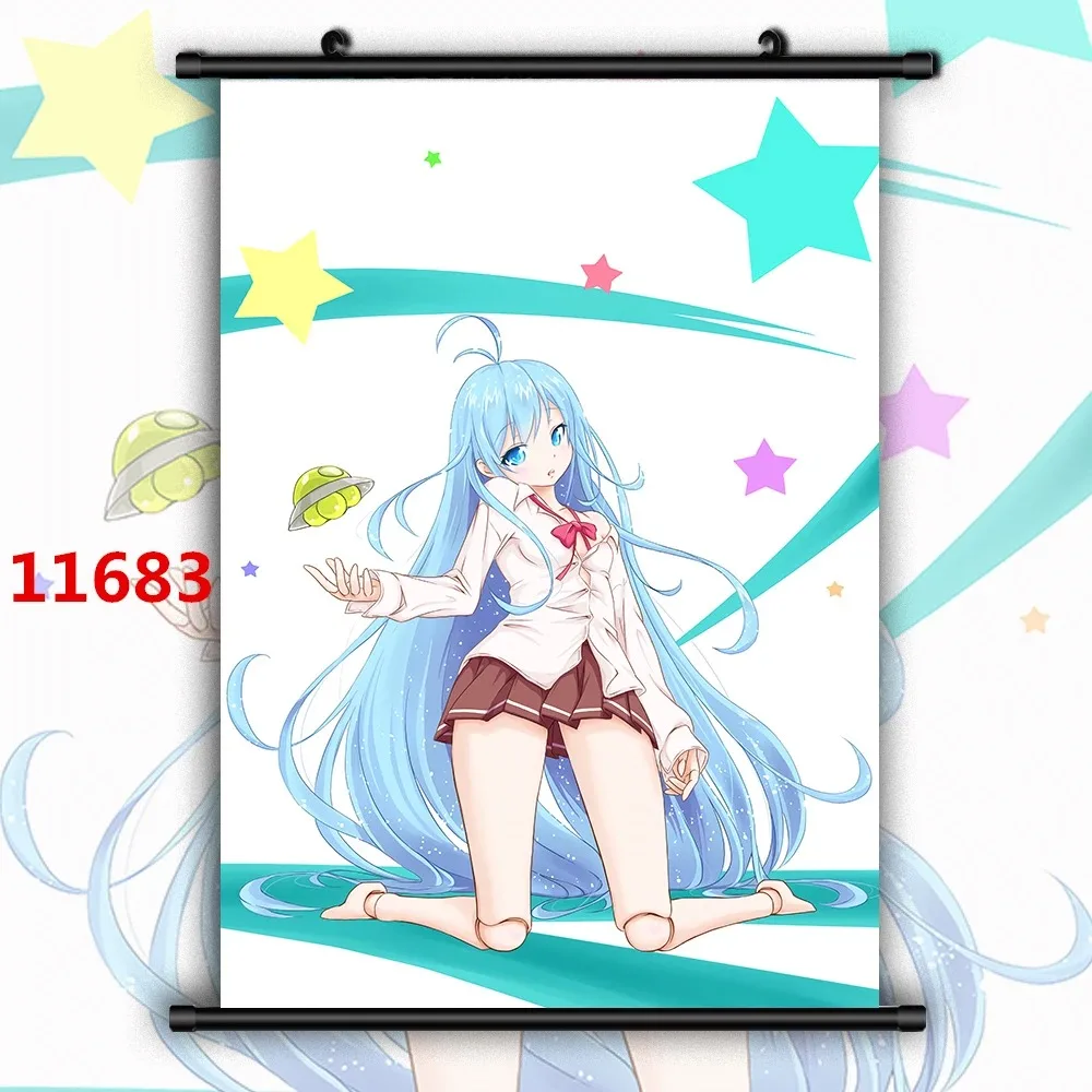 WTQ Аниме Denpa-Donna-oto-Towa-Erio Печать На Холсте-настенный Художественный Декор